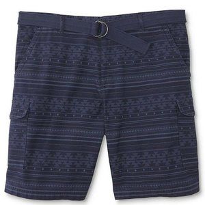 Northwest Territory Men's Belted Cargo Shorts